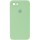Чехол Silicone Case Square Full Camera Protective (AA) для Apple iPhone 7 / 8 / SE (2020) (4.7") Мятный / Mint