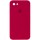Чехол Silicone Case Square Full Camera Protective (AA) для Apple iPhone 7 / 8 / SE (2020) (4.7") Красный / Rose Red