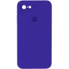 Чохол Silicone Case Square Full Camera Protective (AA) для iPhone SE 2 / 3 (2020 / 2022) / iPhone 8 / iPhone 7, Фіолетовий / Ultra Violet