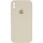 Чехол Silicone Case Square Full Camera Protective (AA) для Apple iPhone X / XS (5.8") Бежевый / Antique White