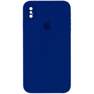 Чехол Silicone Case Square Full Camera Protective (AA) для Apple iPhone X / XS (5.8