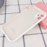 Чохол Silicone Case Full Camera Protective (AA) для Apple iPhone 12 (6.1"), Білий / White