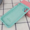 Чохол Silicone Case Full Camera Protective (AA) для Apple iPhone 12 (6.1"), Бірюзовий / Marine Green