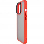 TPU+PC чохол Metal Buttons для Apple iPhone 13 Pro Max (6.7"), Червоний