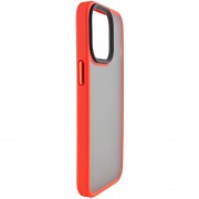 TPU+PC чохол Metal Buttons для Apple iPhone 13 Pro Max (6.7"), Червоний