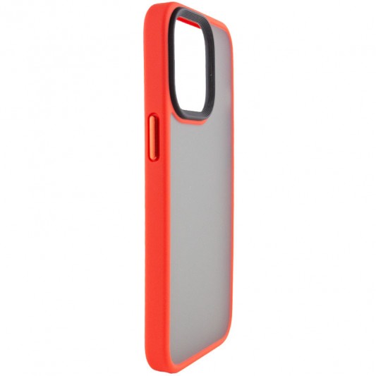 TPU+PC чохол Metal Buttons для Apple iPhone 13 Pro Max (6.7") Червоний - зображення 2 