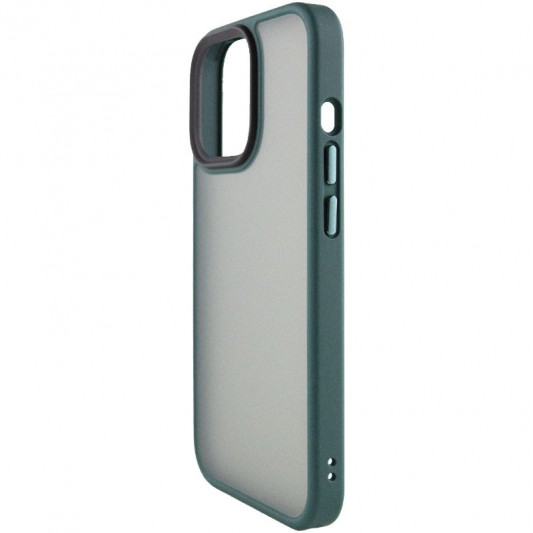 TPU+PC чохол Metal Buttons для Apple iPhone 13 Pro Max (6.7") Зелений - зображення 2 