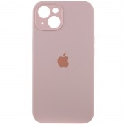 Чехол Silicone Case Full Camera Protective (AA) для Apple iPhone 13 (6.1"), Розовый / Chalk Pink