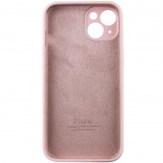 Чохол Silicone Case Full Camera Protective (AA) для Apple iPhone 13 (6.1"), Рожевий / Chalk Pink