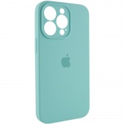 Чохол Silicone Case Full Camera Protective (AA) для Apple iPhone 13 Pro Max (6.7"), Бірюзовий / Marine Green