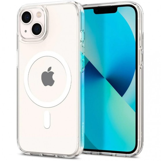 Чохол SGP Ultra Hybrid (MagFit) для Apple iPhone 13 (6.1") Прозорий