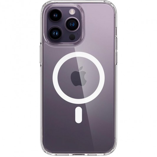 Чохол SGP Ultra Hybrid (MagFit) для Apple iPhone 14 Pro (6.1") Прозорий - зображення 1 