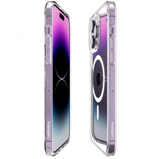 Чохол SGP Ultra Hybrid (MagFit) для Apple iPhone 14 Pro (6.1") Прозорий - зображення 3 