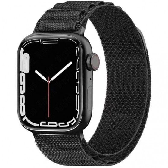 Ремешок Alpine Loop для Apple watch 42mm/44mm/45mm/49mm (m/l), Черный / Black