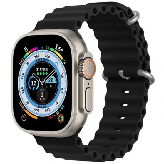 Ремешок Ocean Band для Apple Watch 42(ser.1-3)/44/45/46/49mm Черный / Black