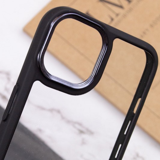Чехол TPU+PC Lyon Case для Apple iPhone 14 (6.1") Black - изображение 5