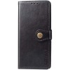 Кожаный чехол книга GETMAN Gallant (PU) для Samsung Galaxy A23 4G, Черный