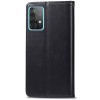 Кожаный чехол книга GETMAN Gallant (PU) для Samsung Galaxy A23 4G, Черный