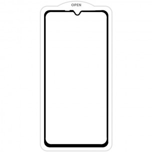 Защитное стекло SKLO 5D (тех.пак) для Samsung Galaxy A04 / A04s / A04e Черный / Белая подложка