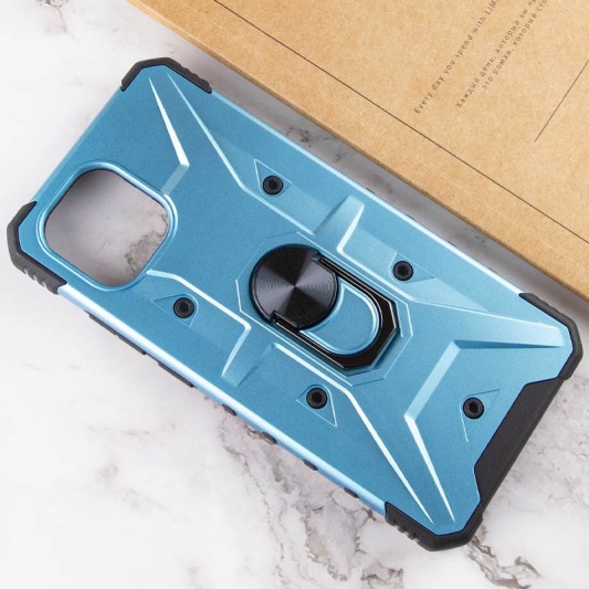 Ударопрочный чехол Pathfinder Ring для Samsung Galaxy A04 Голубой / Light Blue - изображение 3