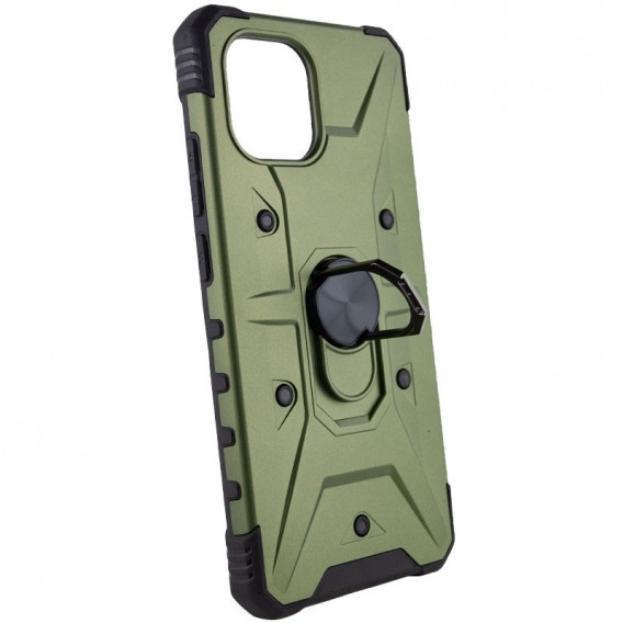 Ударопрочный чехол Pathfinder Ring для Samsung Galaxy A04, Зеленый / Army Green