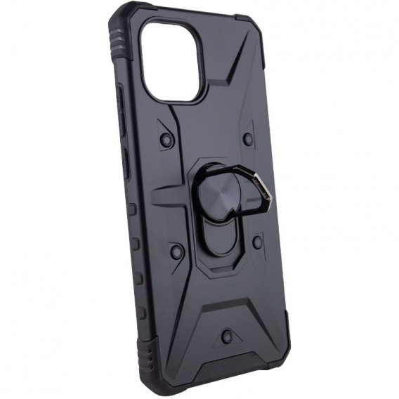 Ударостійкий чохол Pathfinder Ring для Samsung Galaxy A04, Чорний / Black