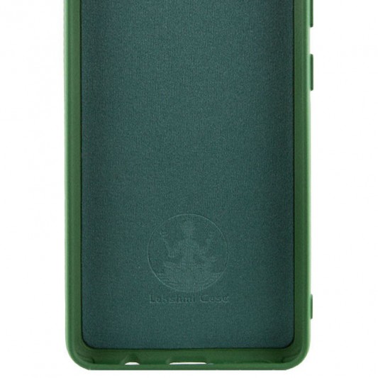Чехол Silicone Cover Lakshmi Full Camera (A) для Samsung Galaxy A04e Зеленый / Dark green - изображение 1