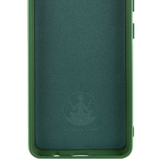 Чохол Silicone Cover Lakshmi Full Camera (A) для Samsung Galaxy A04e, Зелений / Dark green