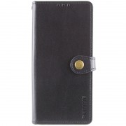 Кожаный чехол книга GETMAN Gallant (PU) для Samsung Galaxy A31, Черный