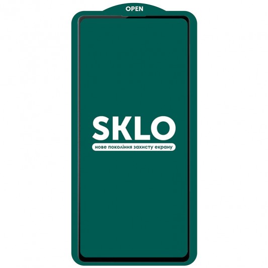 Защитное стекло SKLO 5D (тех.пак) для Samsung Galaxy S21 FE Черный