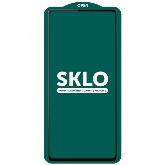 Захисне скло SKLO 5D (тех.пак) для Samsung Galaxy S21 FE Чорний