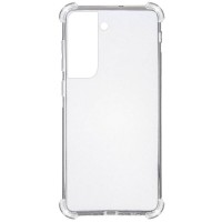 TPU чехол GETMAN Ease logo усиленные углы для Samsung Galaxy S22+ Бесцветный (прозрачный)
