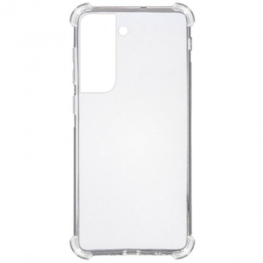 TPU чехол GETMAN Ease logo усиленные углы для Samsung Galaxy S22+ Бесцветный (прозрачный)