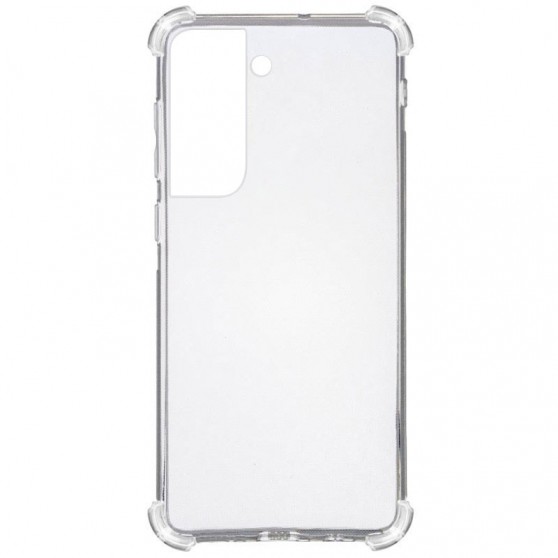 TPU чехол GETMAN Ease logo усиленные углы для Samsung Galaxy S22+ Бесцветный (прозрачный)