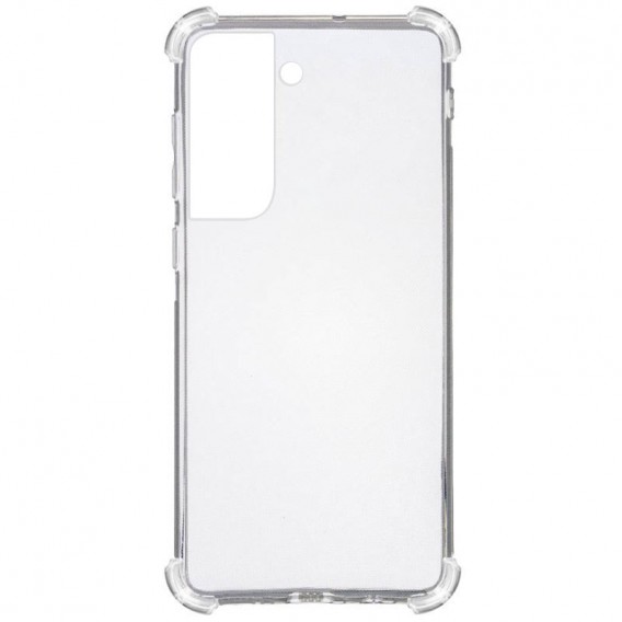TPU чехол GETMAN Ease logo усиленные углы для Samsung Galaxy S22+, Бесцветный (прозрачный)