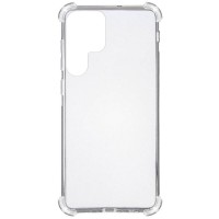 TPU чехол GETMAN Ease logo усиленные углы для Samsung Galaxy S22 Ultra Бесцветный (прозрачный)