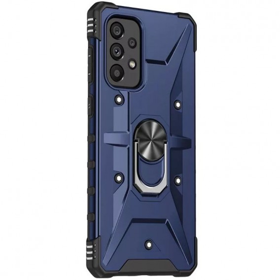 Ударостійкий чохол Pathfinder Ring для Samsung Galaxy A33 5G, Синій / Navy