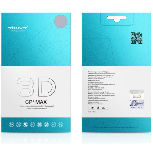 Захисне скло Nillkin (CP+ max 3D) для Samsung Galaxy S23 Ultra Чорний - зображення 1 