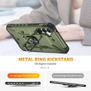 Ударопрочный чехол Pathfinder Ring для Samsung Galaxy A54 5G, Зеленый / Army Green