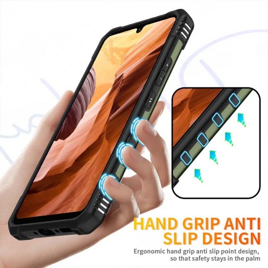 Ударопрочный чехол Pathfinder Ring для Samsung Galaxy A54 5G Зеленый / Army Green - изображение 6