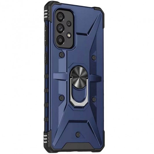 Ударопрочный чехол Pathfinder Ring для Samsung Galaxy A73 5G Синий / Navy - изображение 1