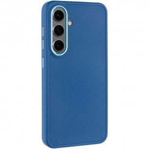 TPU чехол Bonbon Metal Style для Samsung Galaxy S23+ Синий / Denim Blue
