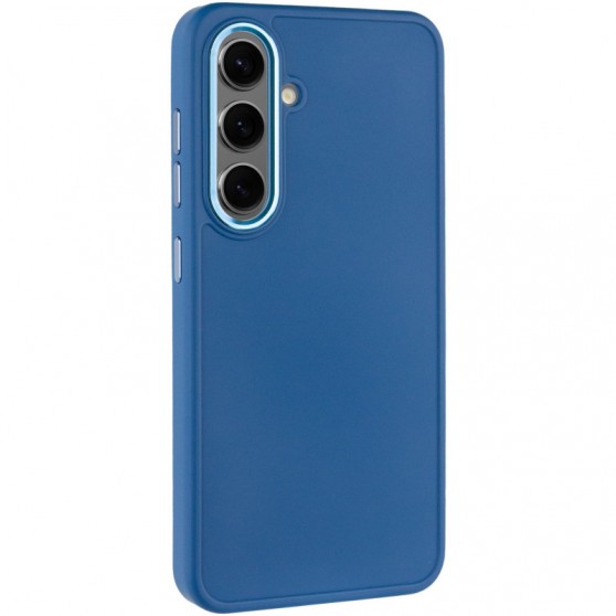 TPU чехол Bonbon Metal Style для Samsung Galaxy S23+ Синий / Denim Blue