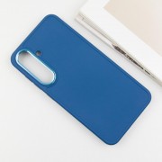TPU чехол Bonbon Metal Style для Samsung Galaxy S23+, Синий / Denim Blue