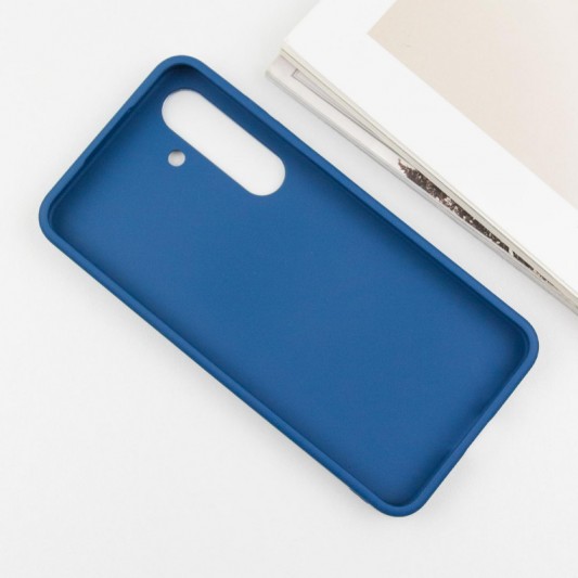 TPU чехол Bonbon Metal Style для Samsung Galaxy S23+ Синий / Denim Blue - изображение 3