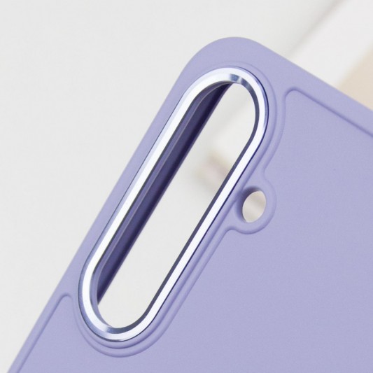 TPU чехол Bonbon Metal Style для Samsung Galaxy S23+ Сиреневый / Dasheen - изображение 6