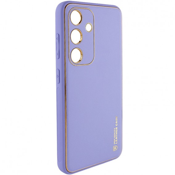 Кожаный чехол Xshield для Samsung Galaxy S23+, Сиреневый / Dasheen