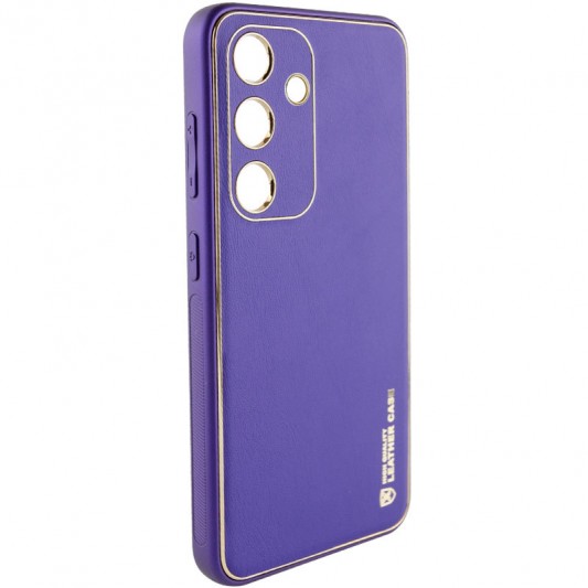 Кожаный чехол Xshield для Samsung Galaxy S23+ Фиолетовый / Ultra Violet - изображение 1