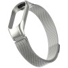 Ремешок Milanese Loop Design для Xiaomi Mi Band 5/6, Серебряный