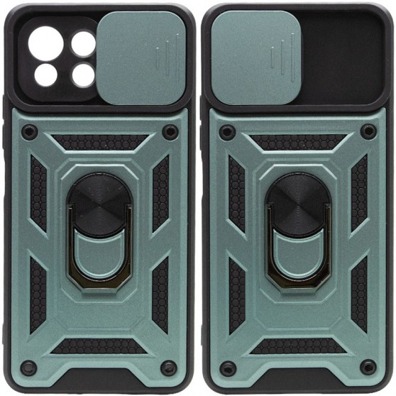 Ударостійкий чохол Camshield Serge Ring для Xiaomi Mi 11 Lite Зелений